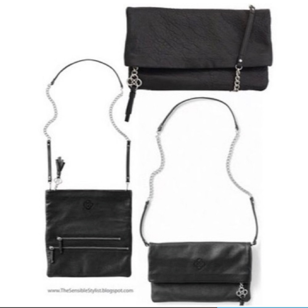 Stella and Dot leather convertible bag
